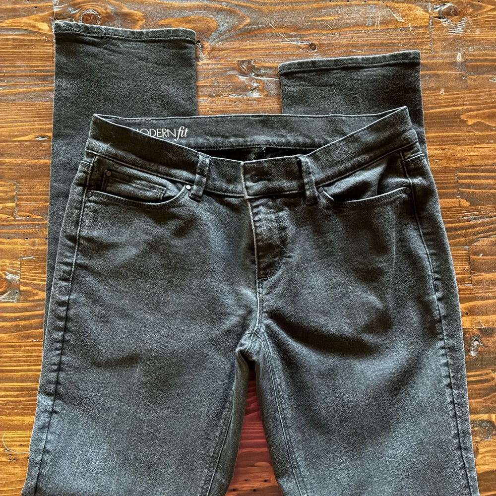 Ann Taylor Modern Fit Black Jeans